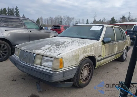 1991 Volvo 940 Se z USA, uszkodzony, nr VIN YV1KA8740M0001971